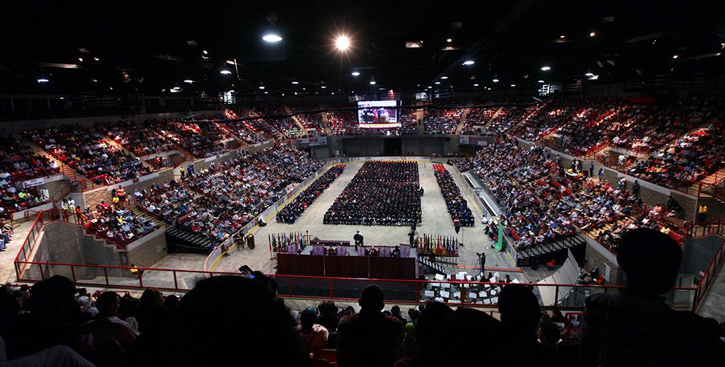More than 600 students graduated at Midwestern State University graduation, May 16, 2015 at the Kay Yeager Coliseum. Photo by Francisco Martinez