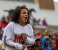 Jasmine Richardson, excercise physiology junior, at the MSU football homegame against Oklahoma Panhandle state photo by Izziel Latour