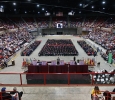 The Kay Yeager Coliseum at Midwestern State University fall graduation, Dec. 13, 2014 in Wichita Falls, Texas. Photo by Rachel Johnson