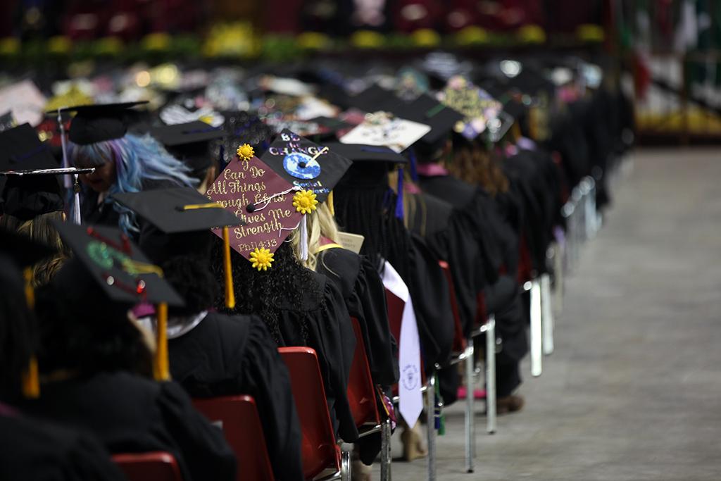 Midwestern State University Commencement Cermemony, Kay Yeager Coliseum.May 14th.by Timothy Jones