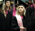Rebekah Timm, sociology, at Midwestern State University graduation May 13, 2017. Photo by Timothy Jones