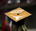 Graduation cap at Midwestern State University graduation, May 13, 2017. Photo by Timothy Jones