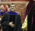 Salim Azzouz, associate professor of engineering, was named the Hardin Professor during the Midwestern State University Commencement Cermemony in Kay Yeager Coliseum on May 13, 2017. Photo by Timothy Jones