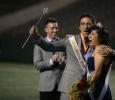 Elijah Mire and Sabina Marroquin, 2014 homecoming king and queen. Photo by Bradley Wilson