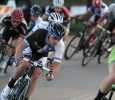 Sam Croft, sophomore in geology, rides in the Hotter 'N Hell men's crit races Friday afternoon.