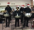 The Caribbean Steel Pan performed a variety of musical numbers in the CSC Atrium during the Holiday Luncheon following the Inaguration of Suzanne Shipley, the eleventh president, held in Fain Fine Arts Auditorium, Dec. 11. Photo by Rachel Johnson