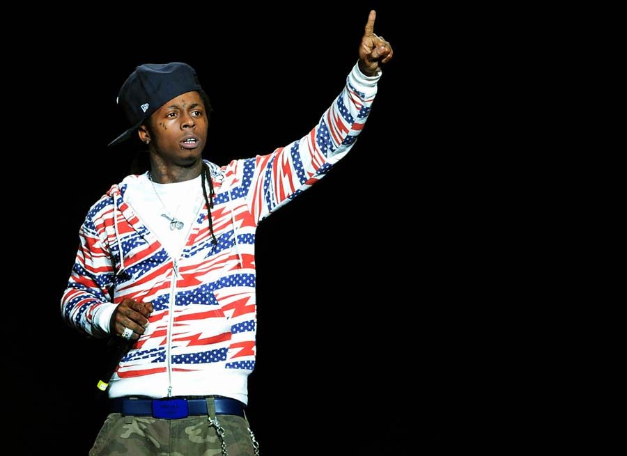 Lil Wayne seen during one of his shows. Photo courtesy