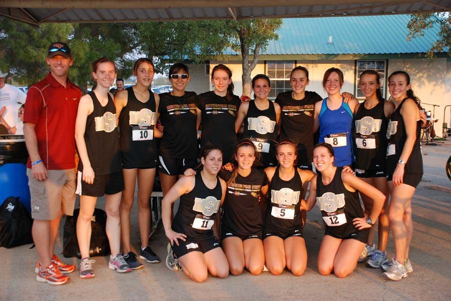 The 2011 Midwestern State cross country team went a long way in pursuit of its fouth consecutive Lone Star Conferenc Championship title. (Photo by Courtney Bingham)