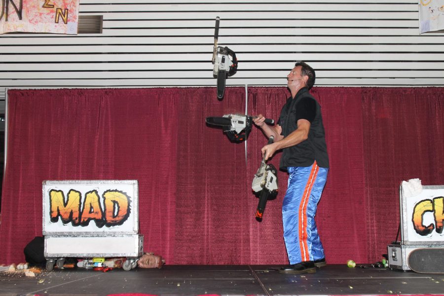 Mad Chad is seen performing his signature trick.
Photo by SHANICE GLOVER