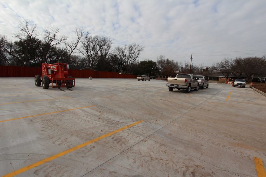 Parking lot located on Louis J. Rodriguez Drive and Hampstead Lane nears completion. Once the police station is torn down to make more space for this lot, construction will begin on the new police station which will be located where Marchman Hall stands now.
Photo by Lauren Roberts
