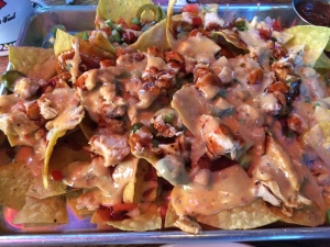 The Real Deal BBQ Chicken Nachos at Back Porch Draft House
