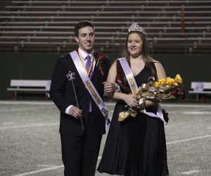 Taylor Duval and Kayla Gray are the 2013 Homecoming King and Queen. Photo by Lauren Roberts