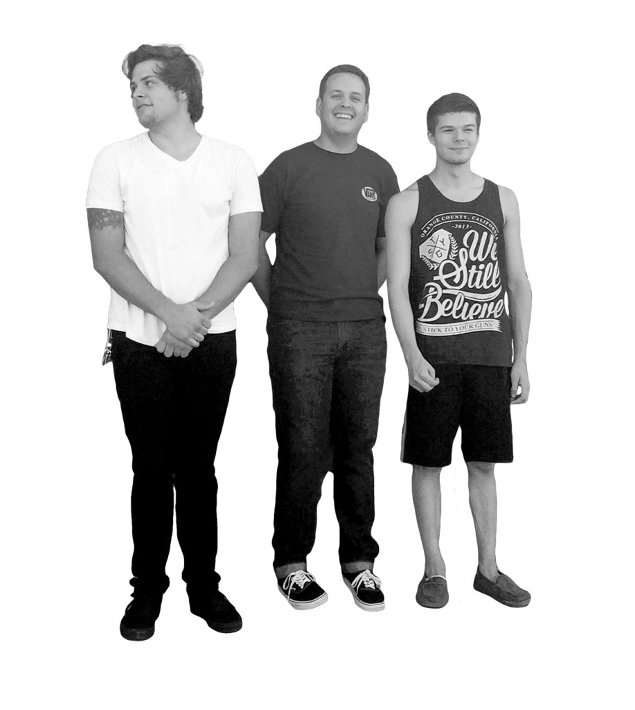 Cooper Miller, Kristian Pearson and Joshua Zabica form the band Matter of Time.