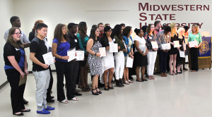This year, 73 students were inducted into the Golden Key Honor Society and 36 attended the induction ceremony Sept. 18. Photo by Rachel Johnson.