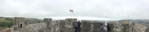 Curt Knobloch, finance senior, takes a panorama of the Dover, England also known as White Cliffs Country. Photo by Curt Knobloch