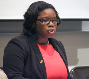Shayla Owens, business management junior and SGA presidential candidate