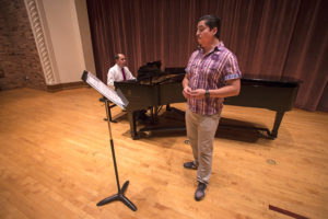 Mexican tenor Edgar Villalva and Midwestern State University Fine Arts Dean and pianist Martin Camacho will perform an evening of Latin American music to open local Hispanic Heritage Month festivities. Photo by Izziel Latour