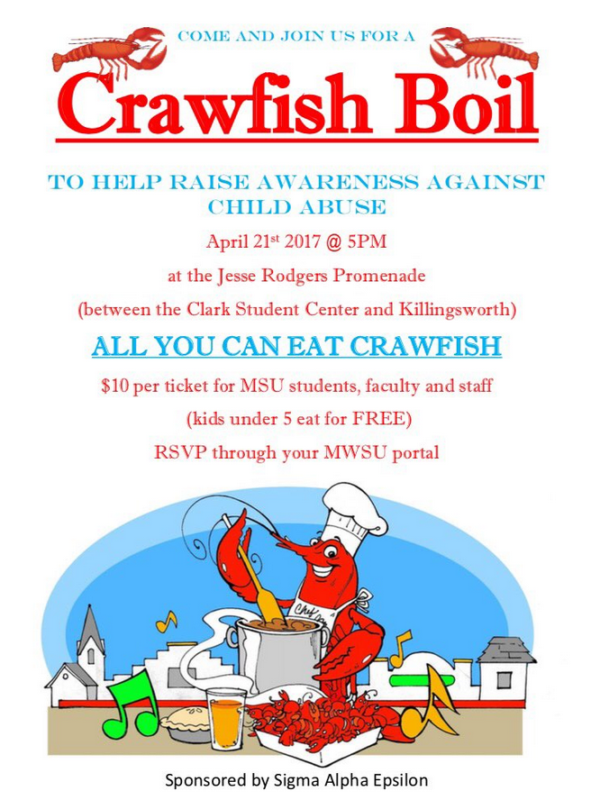 Sigma Alpha Epsilon to host charitable crawfish boil April 21