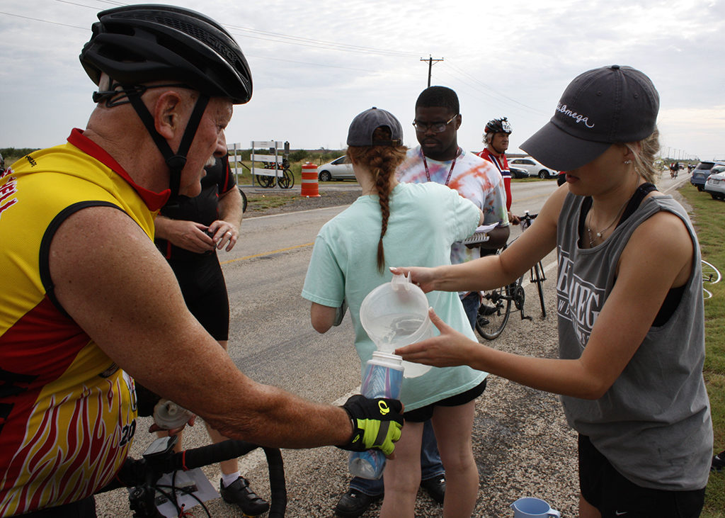 Rest stops provide break for cyclists – The Wichitan