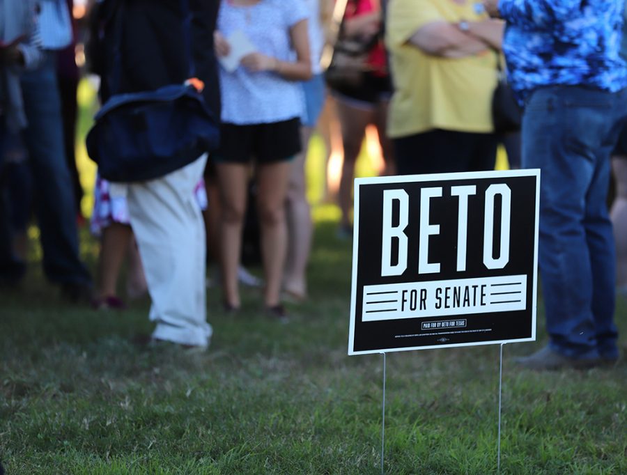 U.S. Senate Candidate, Beto ORourke speaks at Kiwanis Park, Wichita Falls. Photo by Nathan Martinez