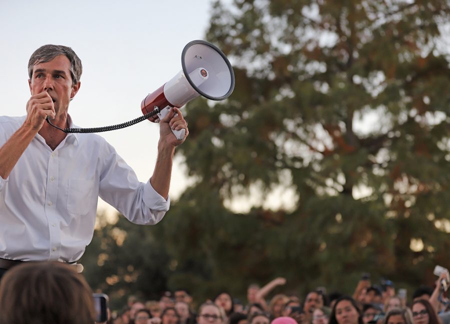 U.S. Senate Candidate, Beto ORourke speaks at Kiwanis Park, Wichita Falls. Photo by Nathan Martinez
