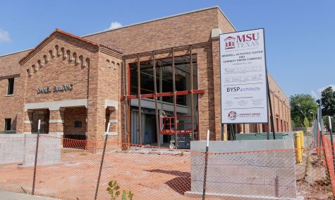 The Daniel building is receiving renovations to become the Bridwell Activities Center