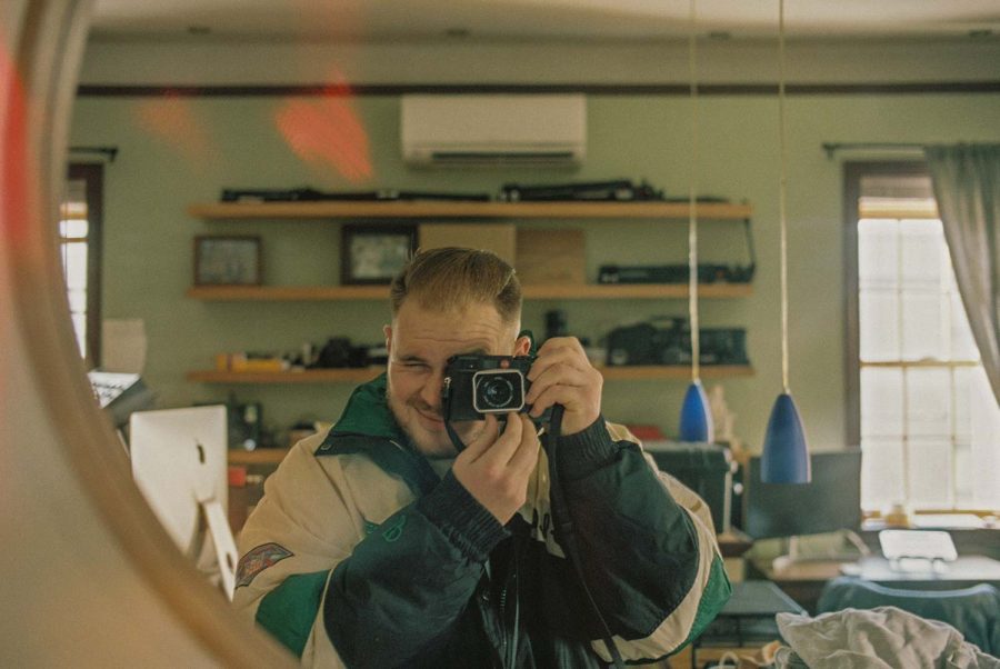 Country artist Zach Bryan uses a Leica film camera to capture photos and posts them to his social media, 2023. Photo courtesy of Zach Bryan.
