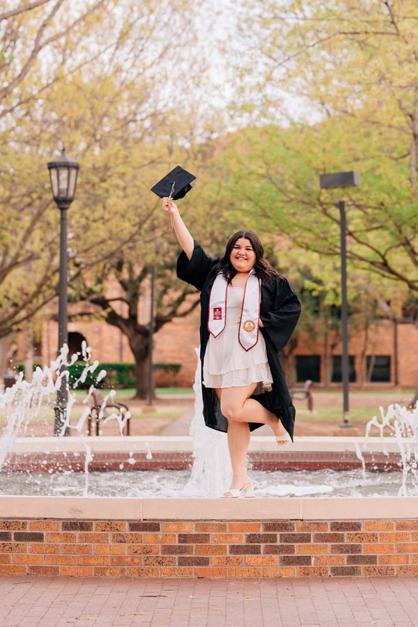 Marketing graduate Esmeralda Carlos, while appreciating their time at the Wichitan, looks forward to what's next, 2023. Photo courtesy of Esmeralda Carlos.