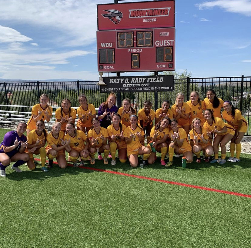MSU womens soccer team won against Western Colorado University by 2-1, Sep. 10.